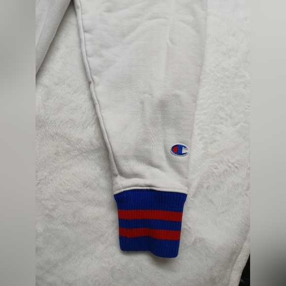 Champion MEN'S Reverse Weave Hoodie WHITE Small - Picture 3 of 11